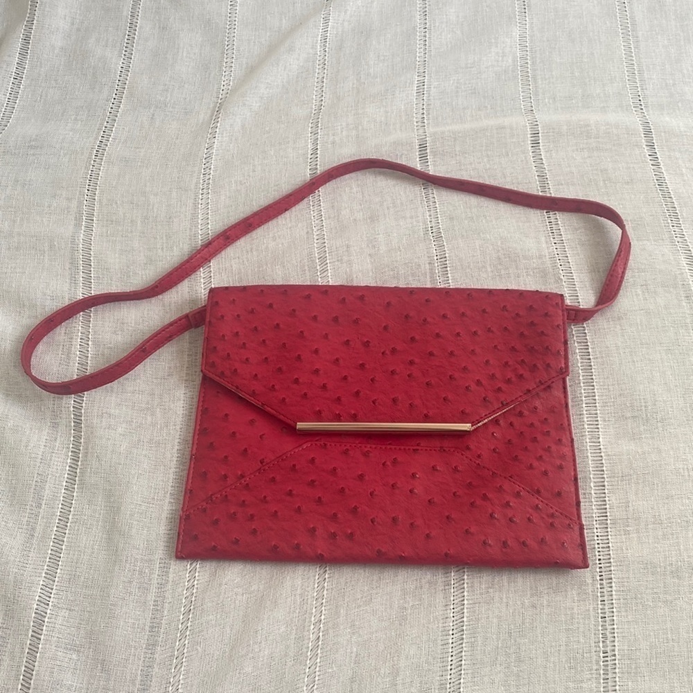 Merona hot pink purse/clutch.